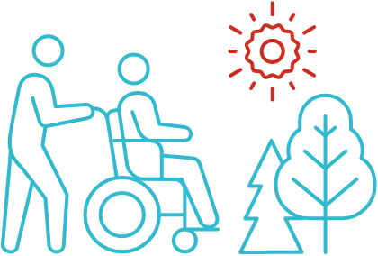 Alltagsbegleitung-Icon – Unterstützung und soziale Betreuung im Alltag